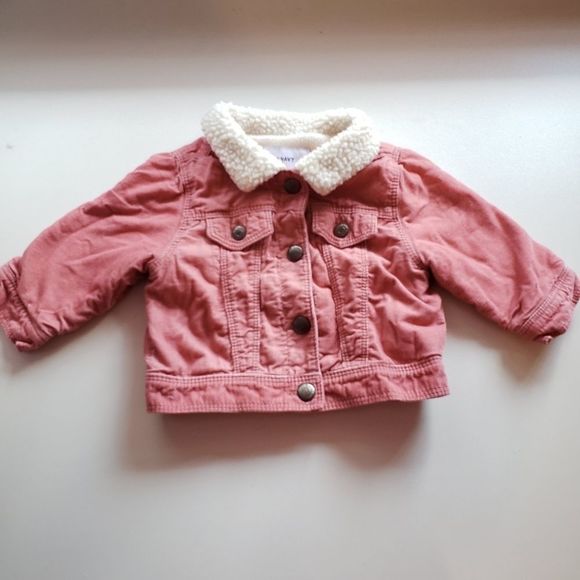 Old Navy Other - Old Navy corduroy insulate girls Jeans jacket